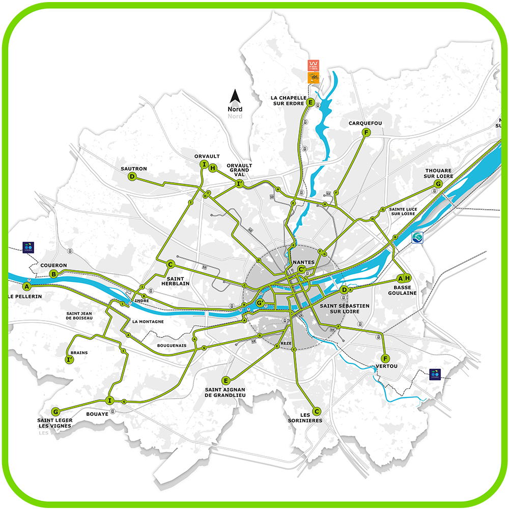 grandes voies vélo nantes